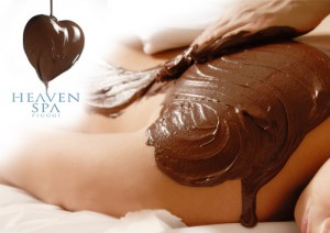 Pacchetto benessere con massaggio al cioccolato Cuore fondente