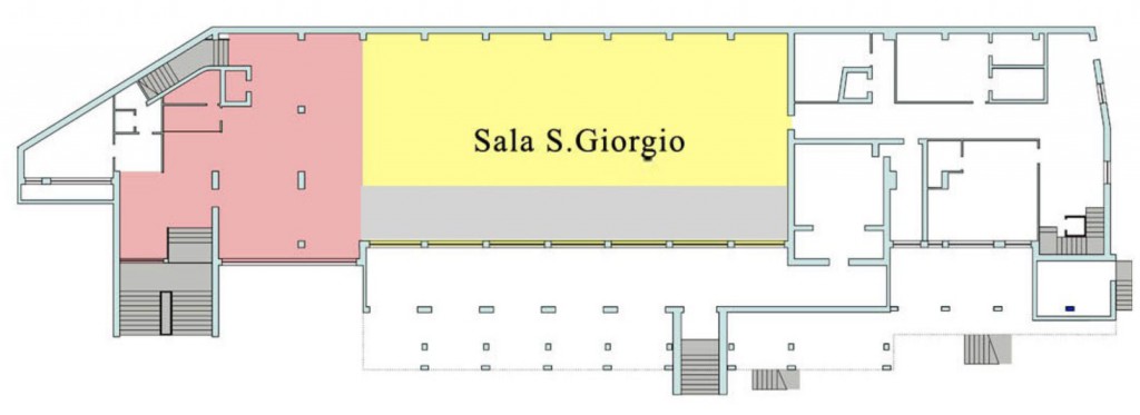 Planimetria sala San Giorgio