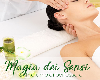 Magia dei sensi pacchetto benessere con massaggio aromaterapico