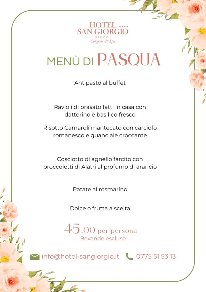 menu-pasqua-fiuggi-hotel-san-giorgio-spa-centro-benessere-weekend